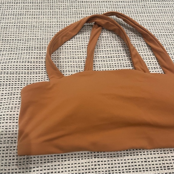Aerie Offline Burnt Orange Criss Cross Bralette - Picture 2 of 11